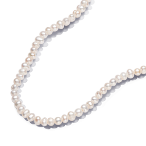 PANDORA pozlátený perlový náhrdelník s T-zapínaním 363297C01