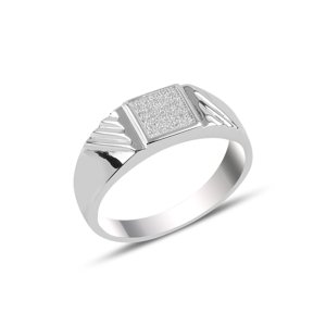 OLIVIE Pánsky strieborný prsteň 3727 Veľkosť prsteňov: 11 (EÚ: 65-67) Ag 925; ≤ 3,7 g.
