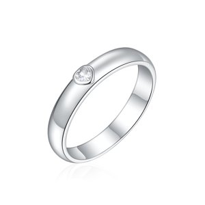 OLIVIE Snubný strieborný prsteň SRDCE 8587 Veľkosť prsteňov: 10 (EÚ: 62-64), Pohlavie: Pánske Ag 925; ≤2,7 g.