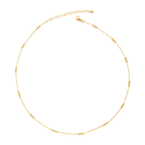 OLIVIE Strieborný náhrdelník s guličkami GOLD 8884 Ag 925; ≤3,9 g.