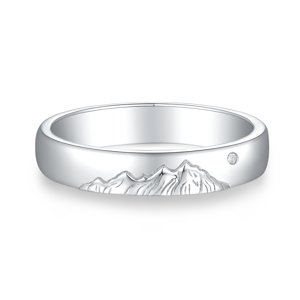 OLIVIE Snubní stříbrný prsten HORY 8892 Veľkosť prsteňov: 7 (EÚ: 54-56), Pohlavie: Dámske Ag 925; ≤2,6 g.